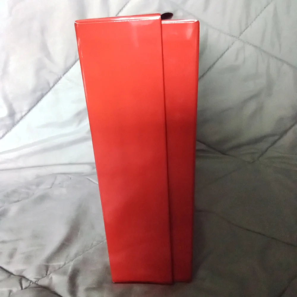 BOX ONLY Jimmy Choo I Want Choo Red Glitter Luxury Fragrance Storage Box